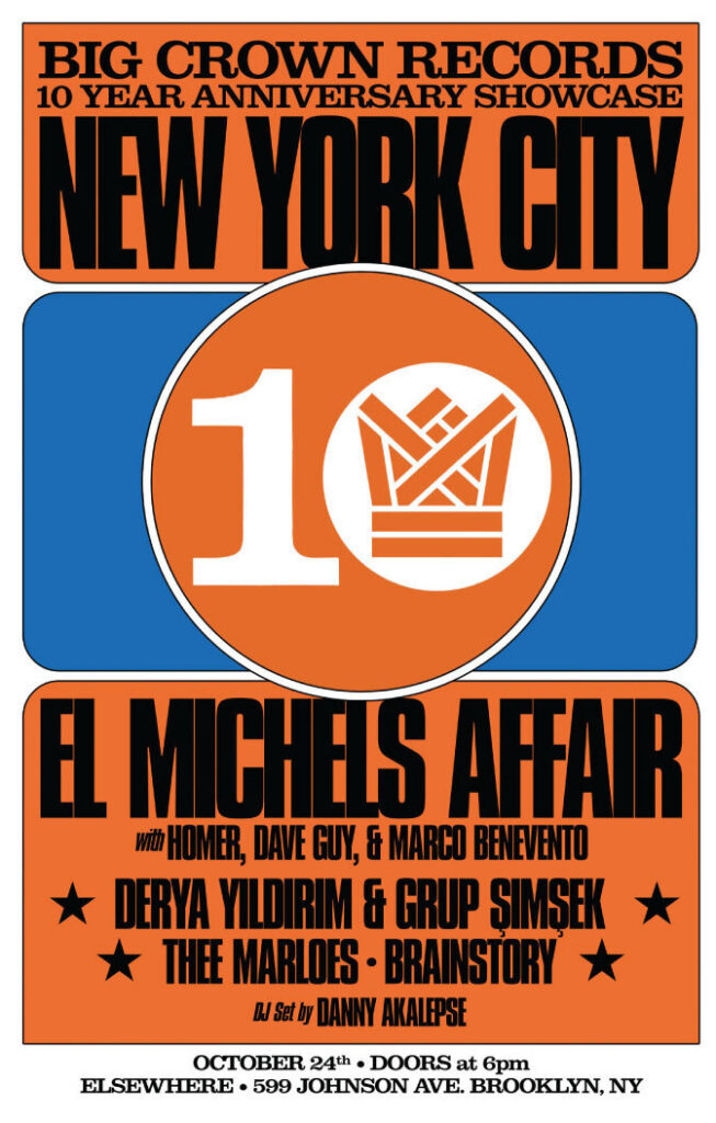 big crown records 10th anniversary brooklyn