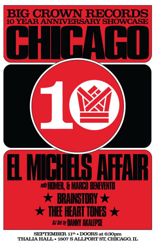big crown records 10th anniversary chicago