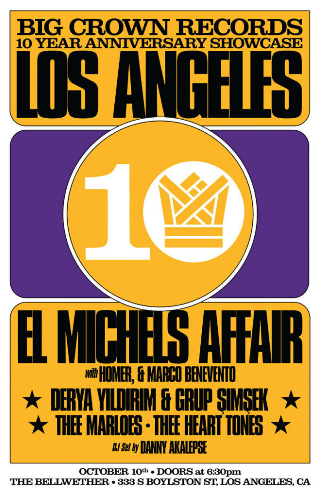 big crown records 10th anniversary los angeles
